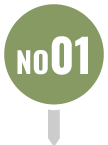 ピンNO01-緑