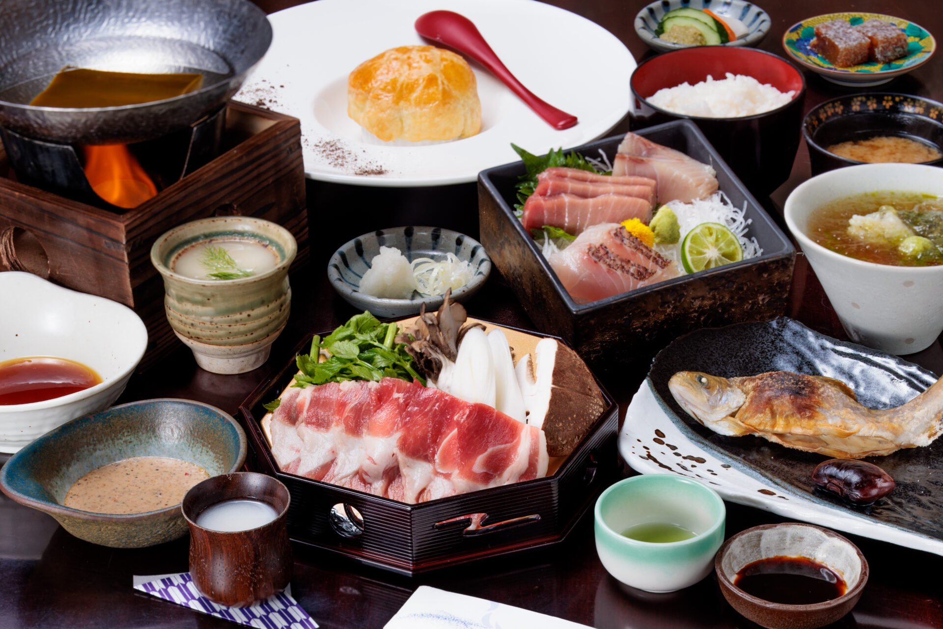 季の郷湯ら里 食事