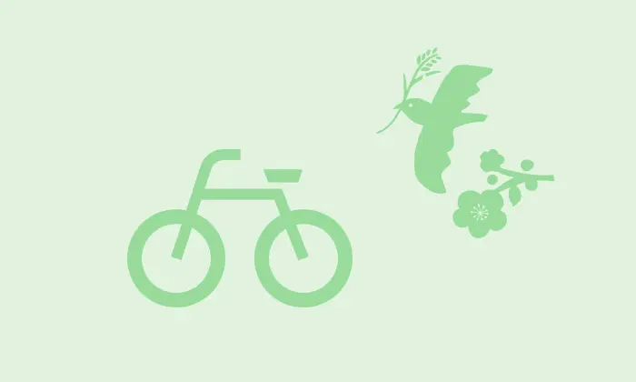 レンタサイクルでまちなか散策