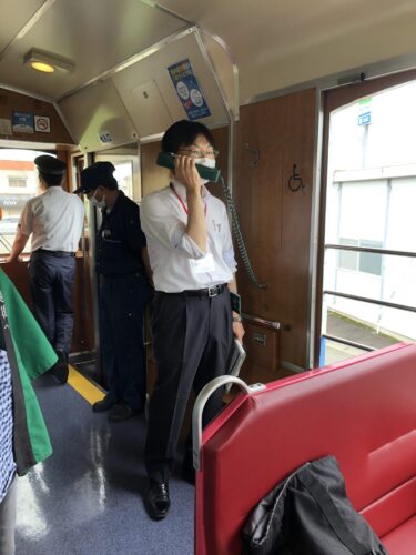 会津鉄道石田さんによる案内